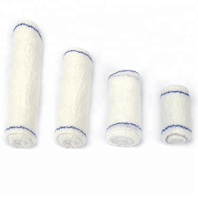 Enveloppe élastique de bandage de crêpe de coton pour des premiers secours à vendre